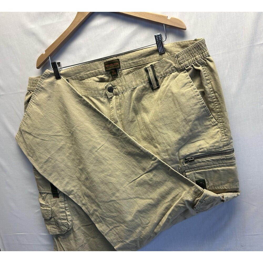 Boulder Creek Trading Pants Mens Size 44 X 28 Big Khaki Cargo Tan Beige